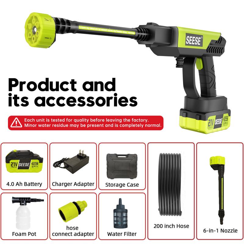 HeyLixo™ Pro – Cordless High-Pressure Cleaner