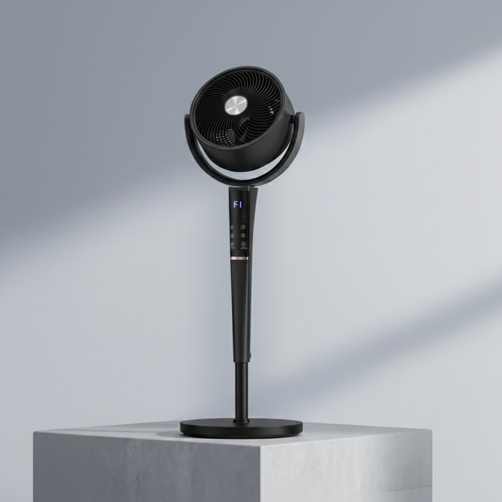 HeyLixo Smart Oscillating Pedestal Fan with Remote