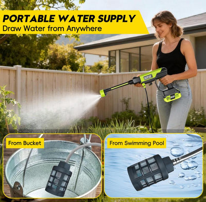 HeyLixo™ Pro – Cordless High-Pressure Cleaner